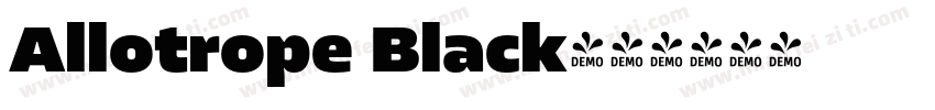 Allotrope Black字体转换